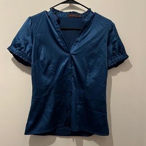 The Limited short sleeved blouse. S. Blue.